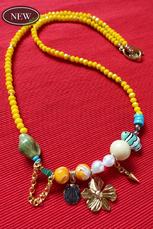 Collage Necklace