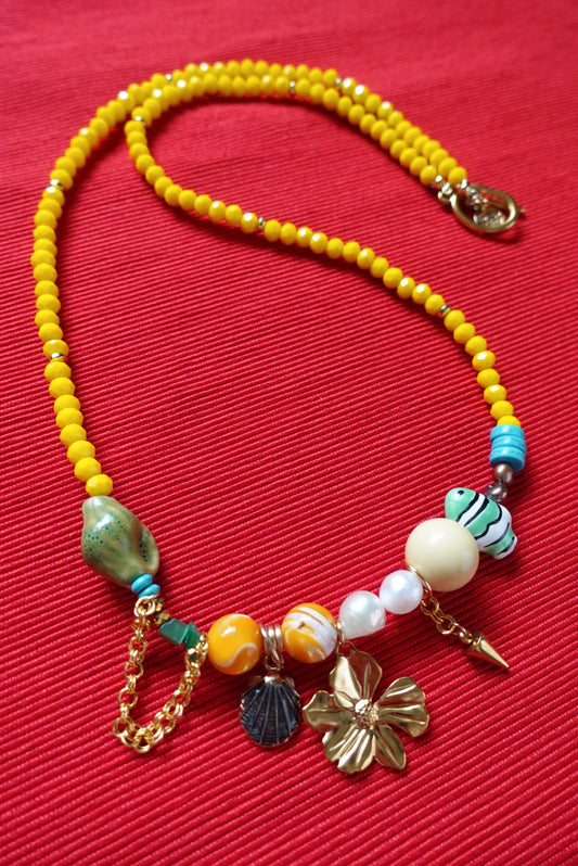 Collage Necklace