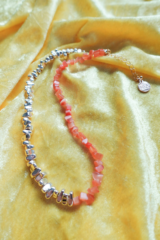【50%OFF】Simple Pink Necklace