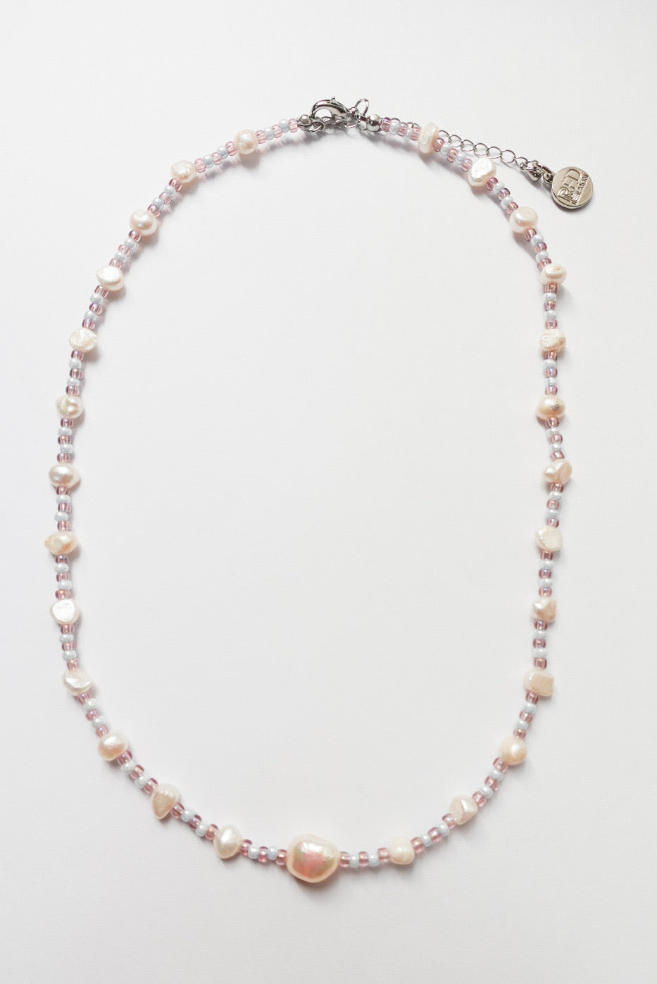 Freshwater Pearl & Glass Bead Necklace