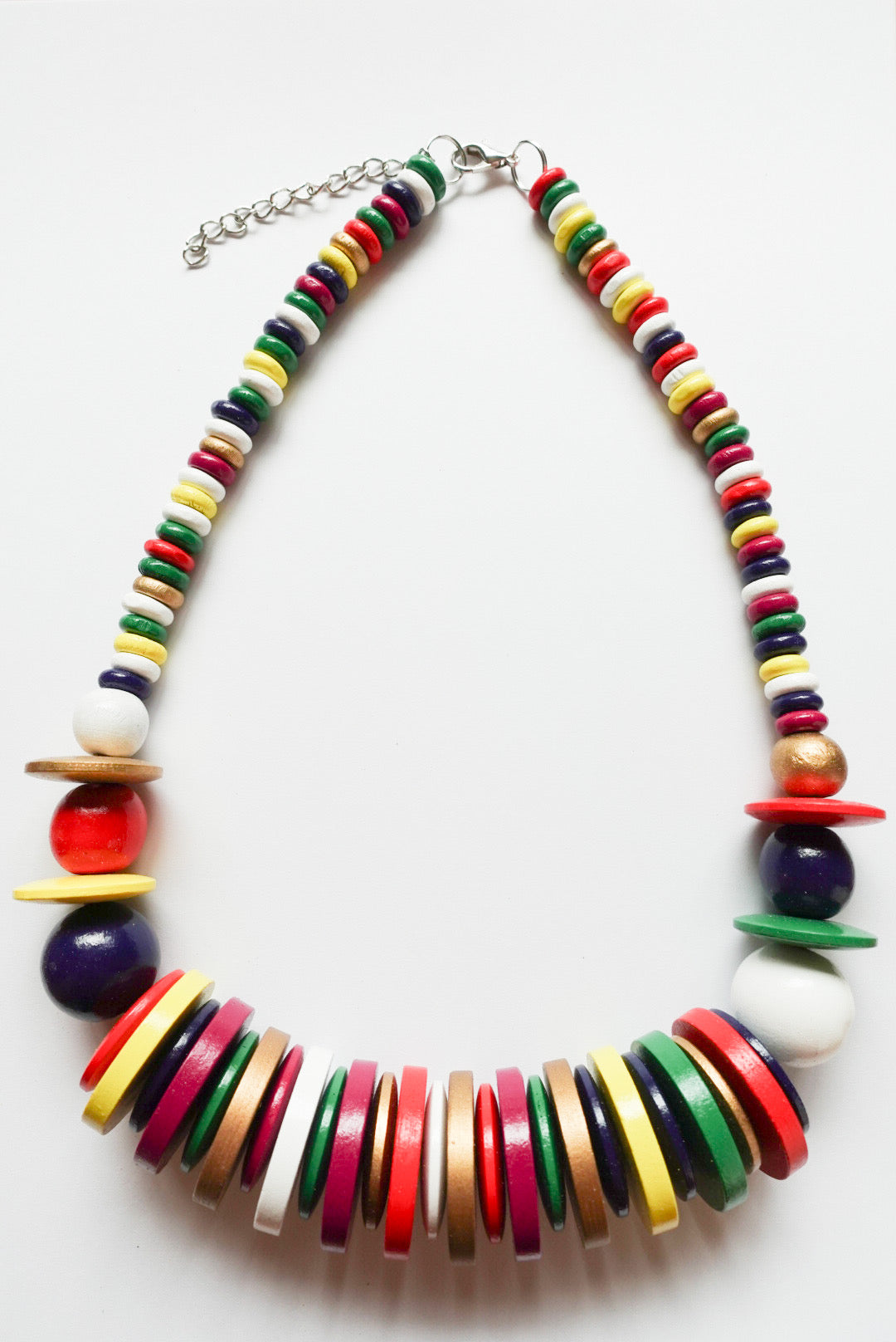 【50%OFF】Colorful Wood(ネックレス+ピアスセット)