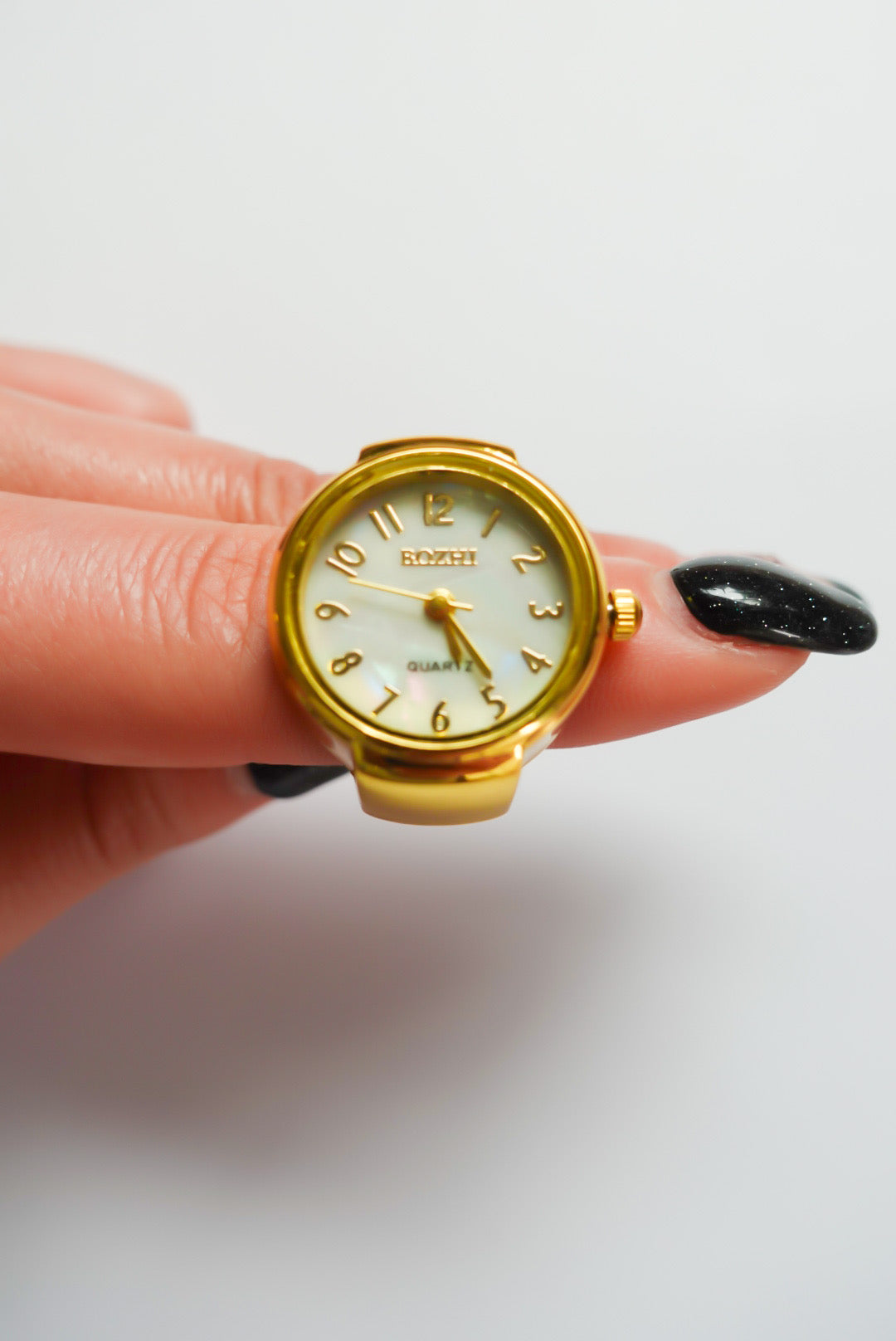 Simple Gold×White Ring Watch