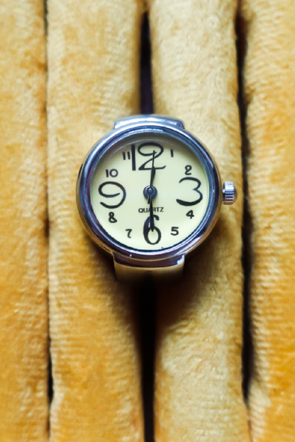【再入荷】Yellow×Silver Ring Watch