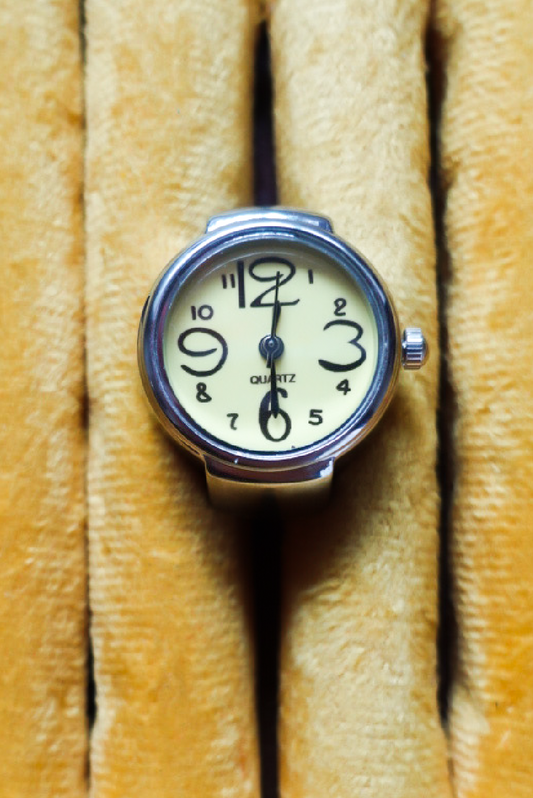 【再入荷】Yellow×Silver Ring Watch