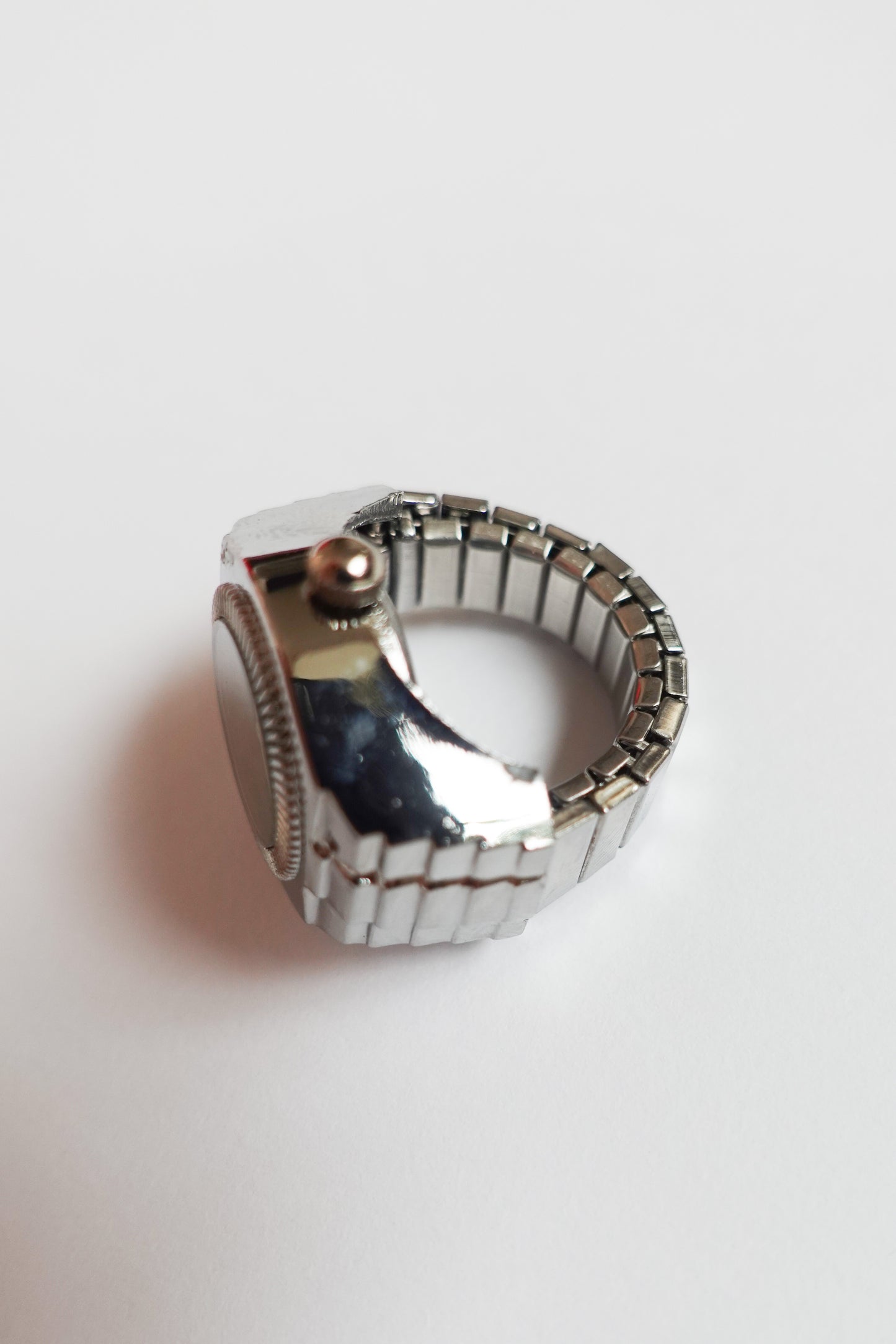 Silver×Black Ring Watch