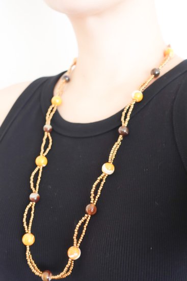 【★30%OFF★】Brown Necklace