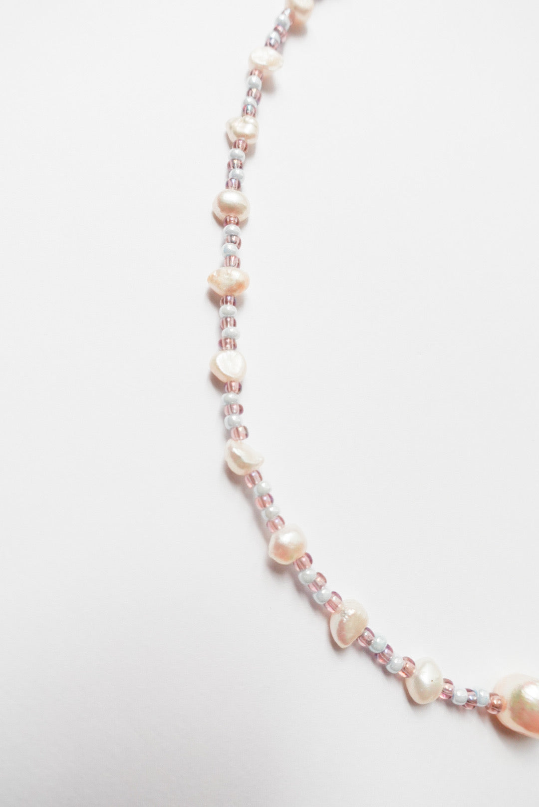 Freshwater Pearl & Glass Bead Necklace