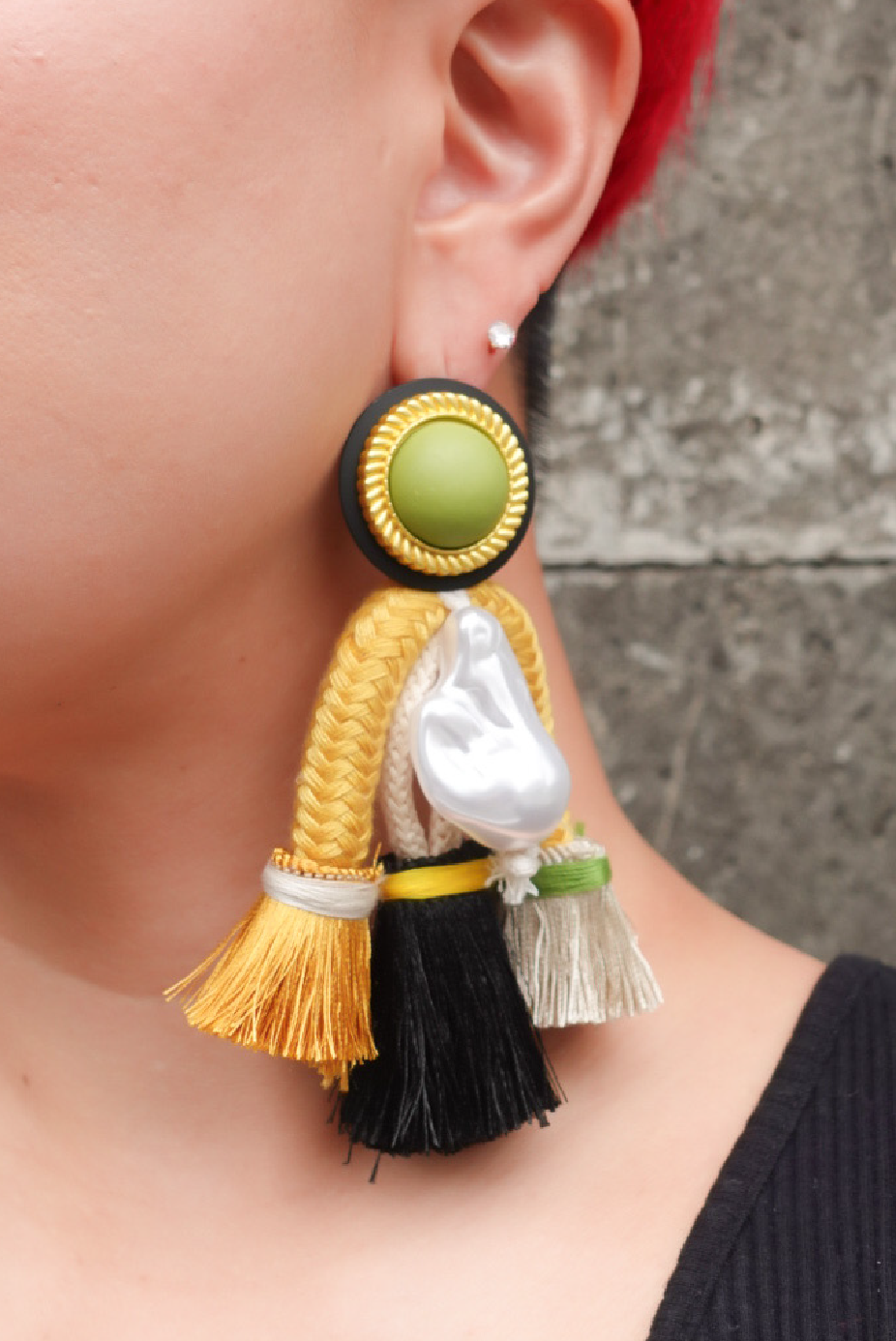 30%OFF　 Big Tassel Pearl