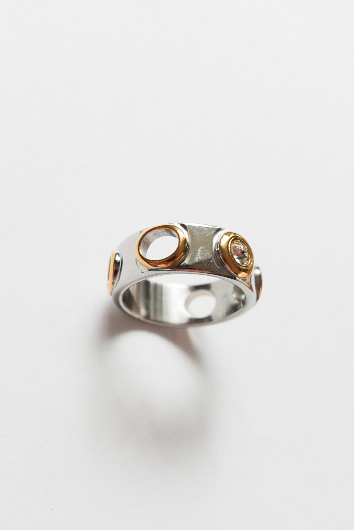 Bicolor Stone Ring