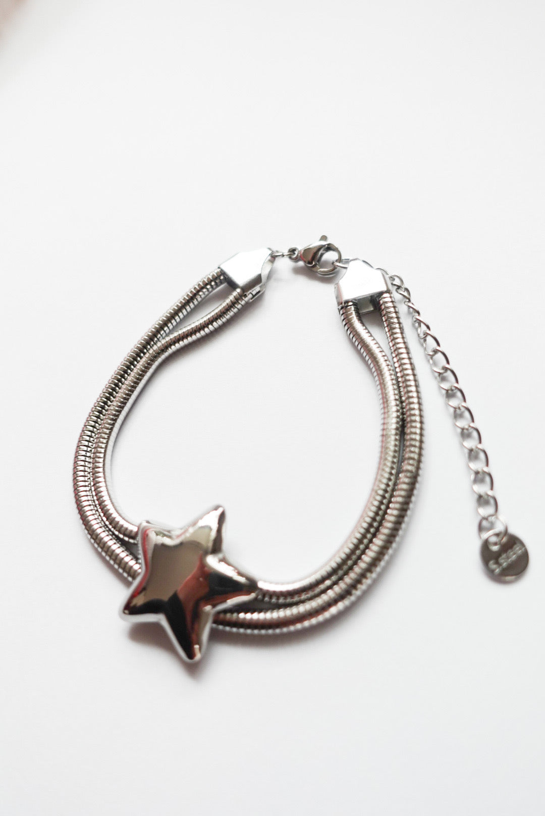 Silver Star Chain Bracelet