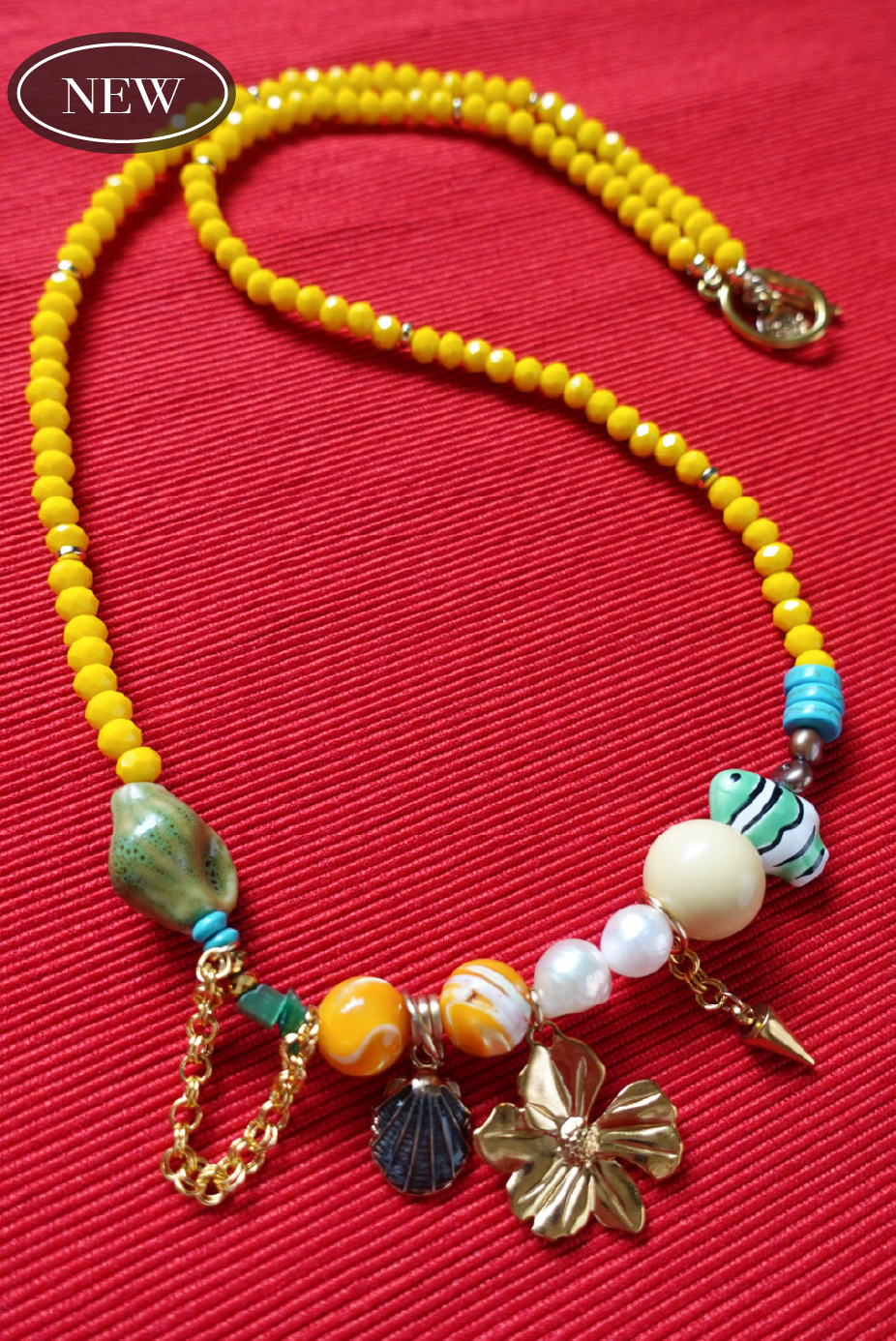 Collage Necklace