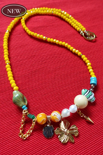 Collage Necklace