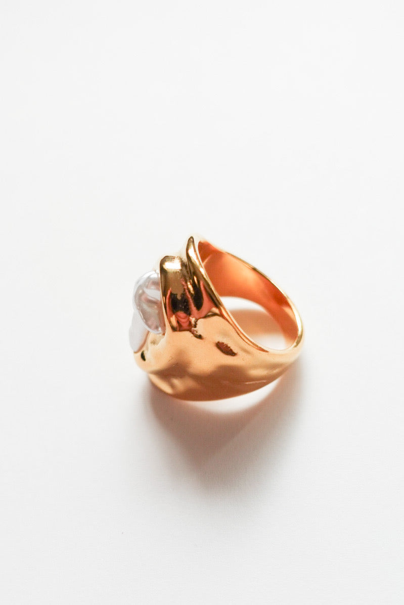 Cross of light ring(Gold)