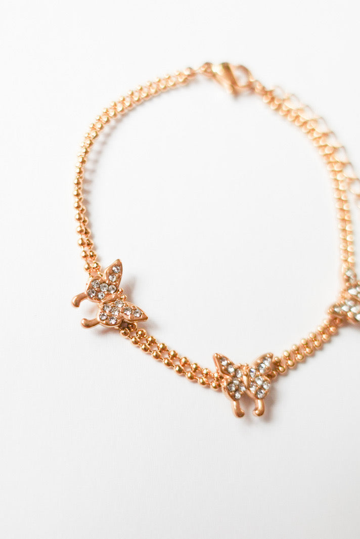 Tiny Butterfly Bracelet