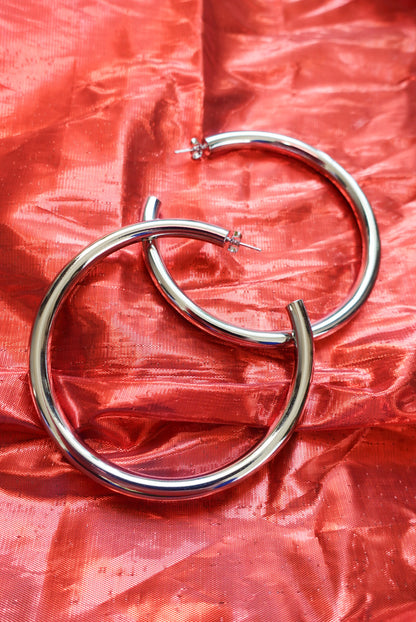 Big Silver Hoop