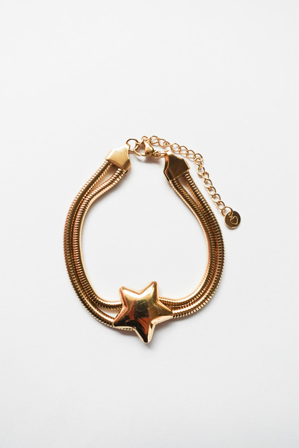 Gold Star Chain Bracelet