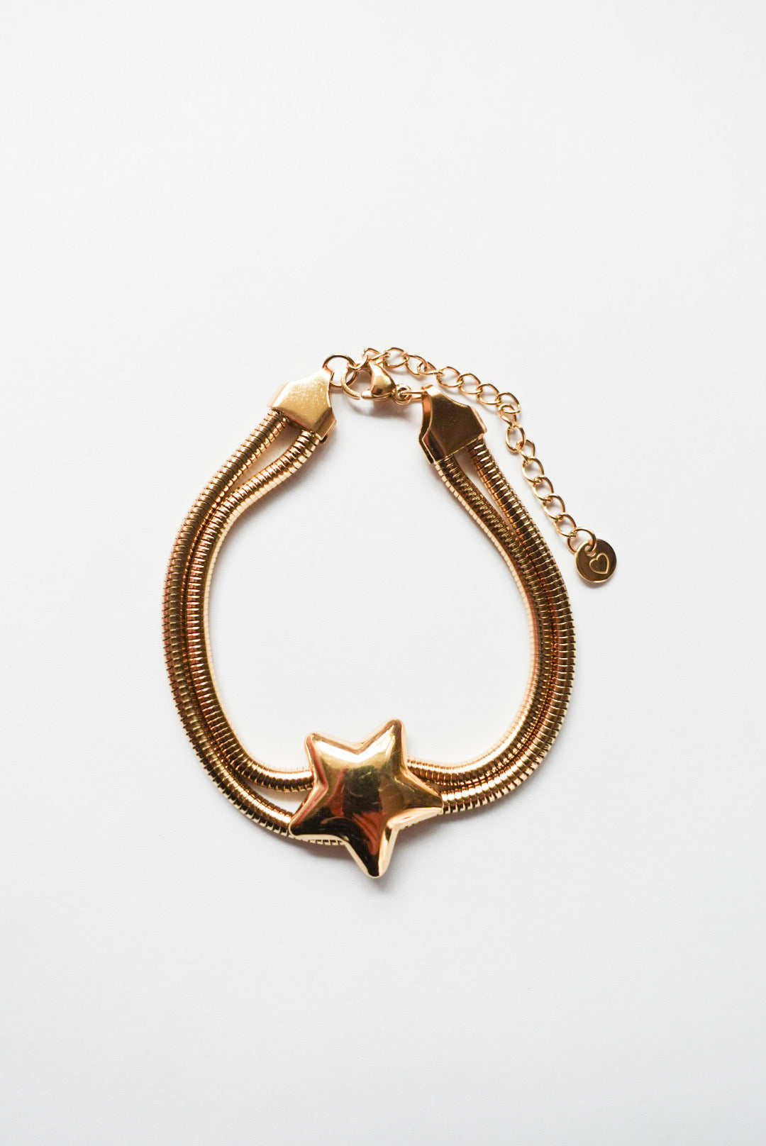 Gold Star Chain Bracelet