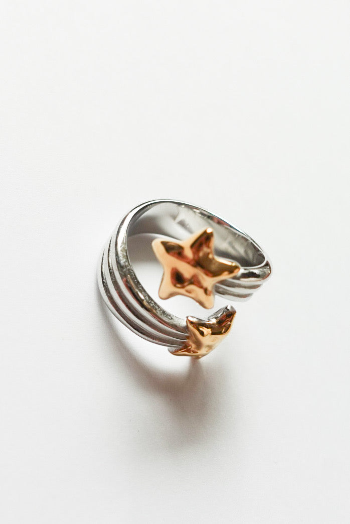 Shooting star ring