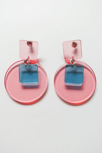 【40%OFF】Clear Pink Acrylic