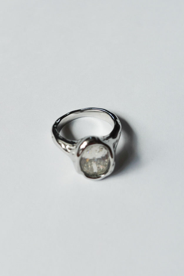 Crystal Oval Ring