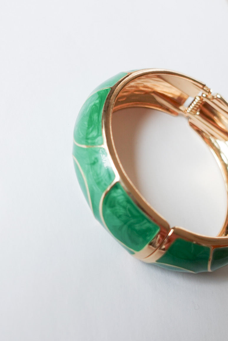 Emerald Wave Bangle