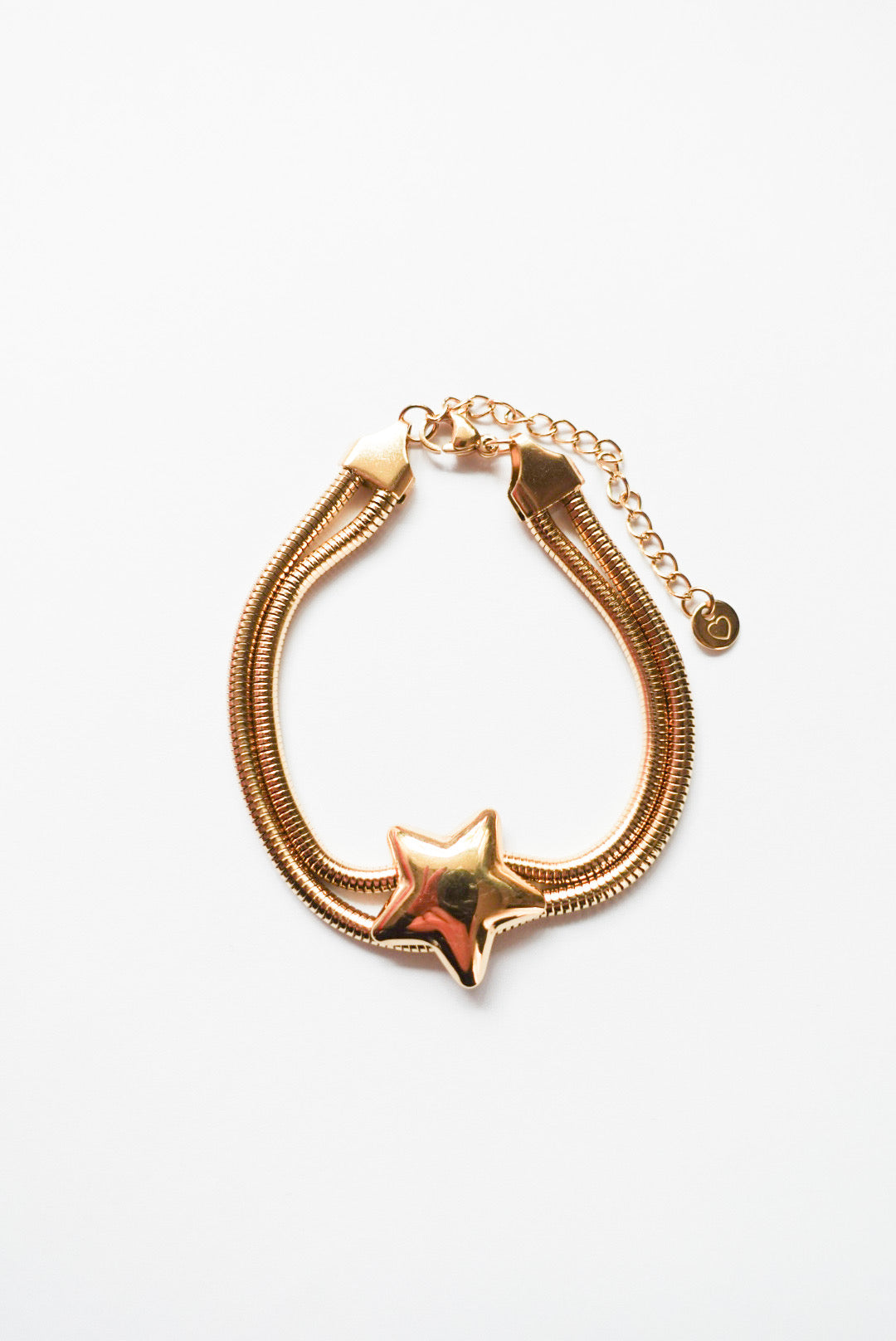 Gold Star Chain Bracelet