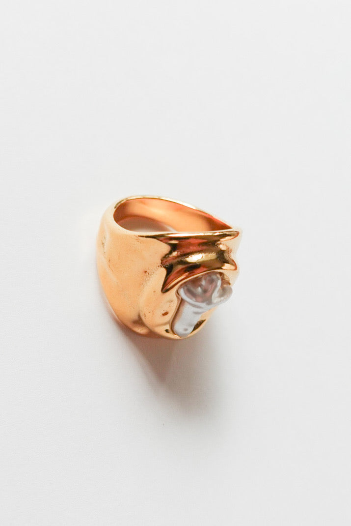 Cross of light ring(Gold)