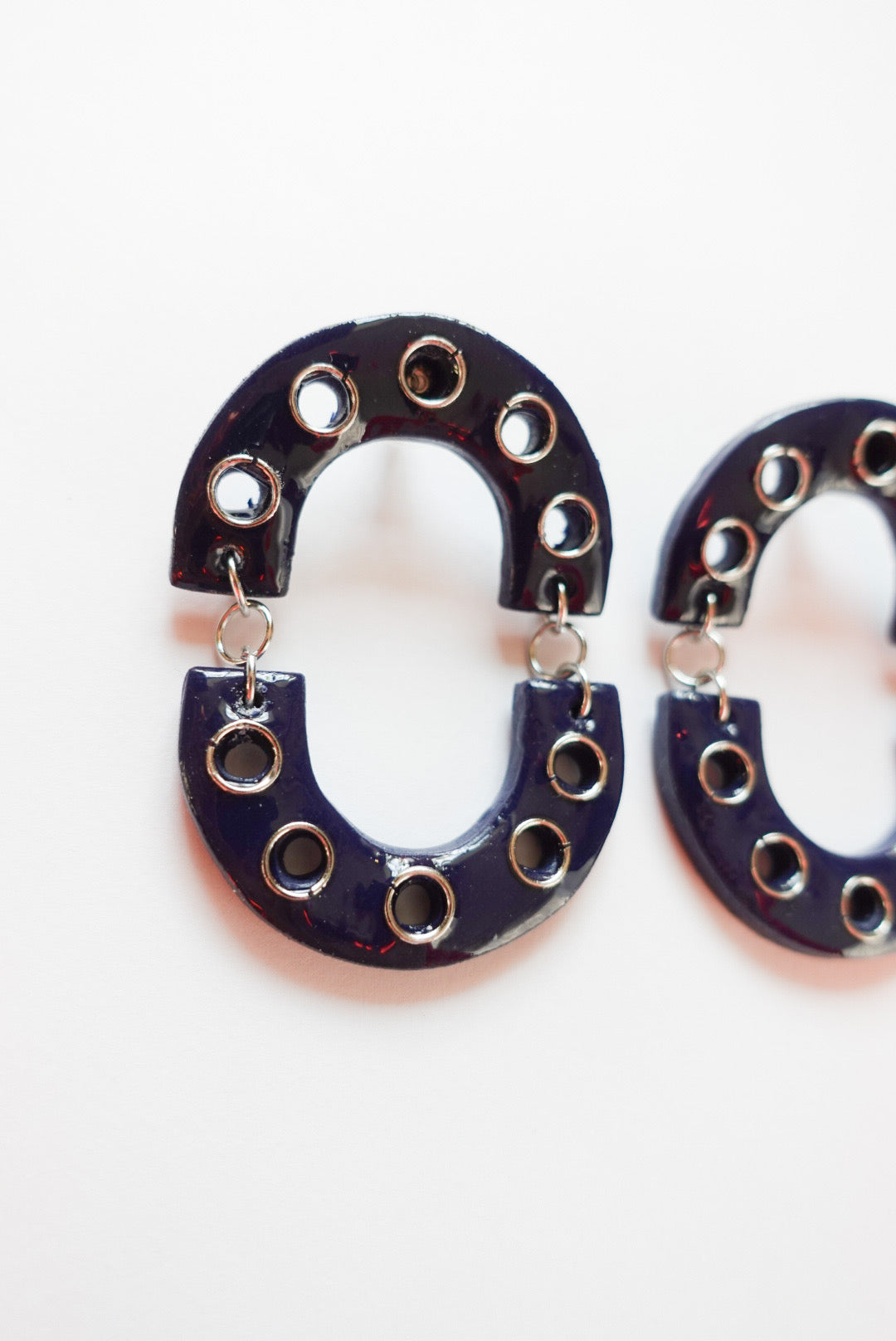 Studded Oval Link Pierce