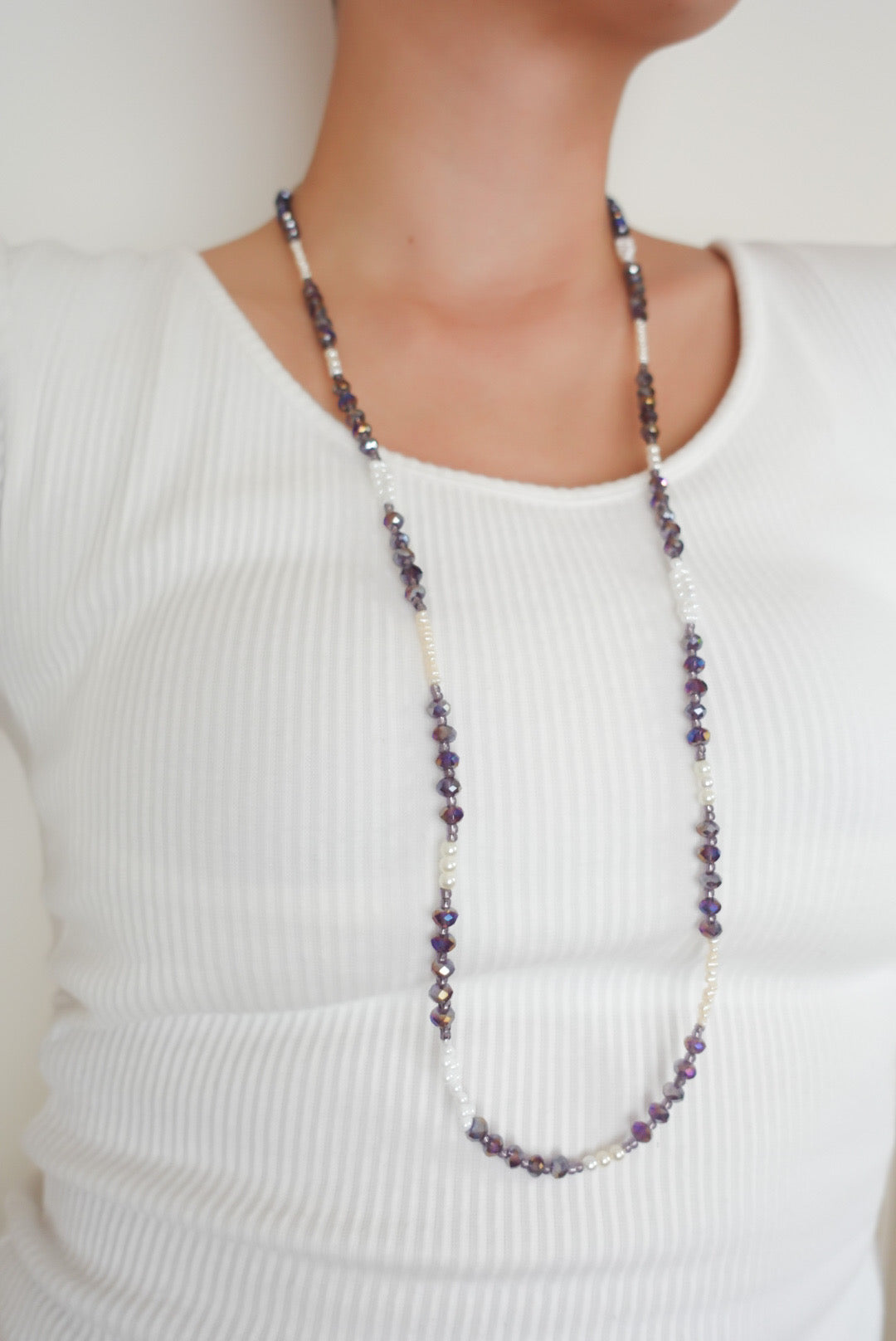 Long Perple Necklace