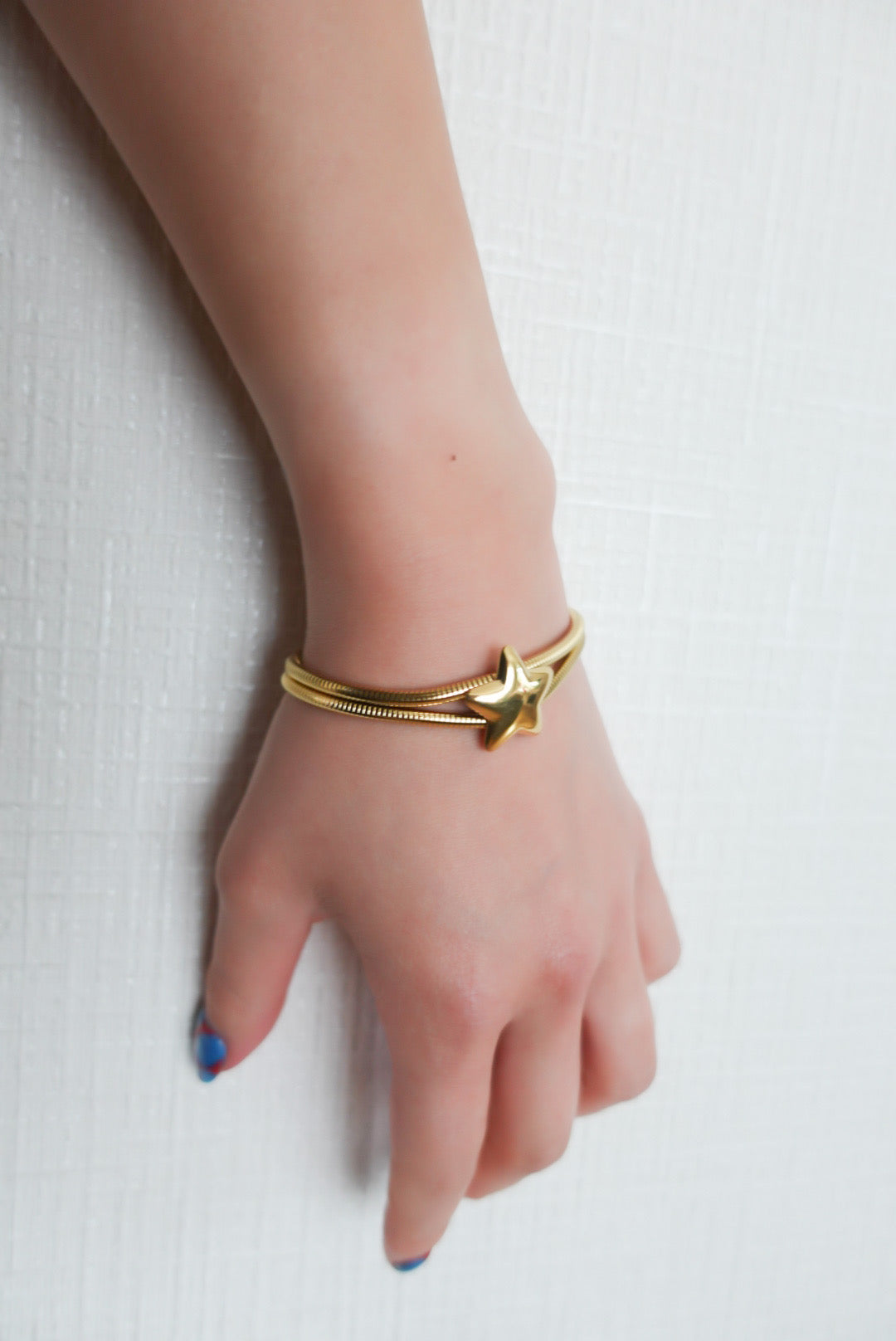 Gold Star Chain Bracelet