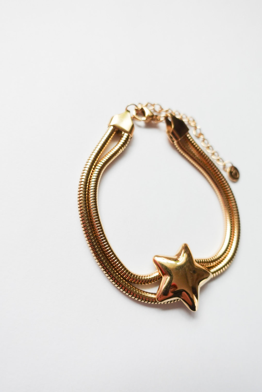 Gold Star Chain Bracelet