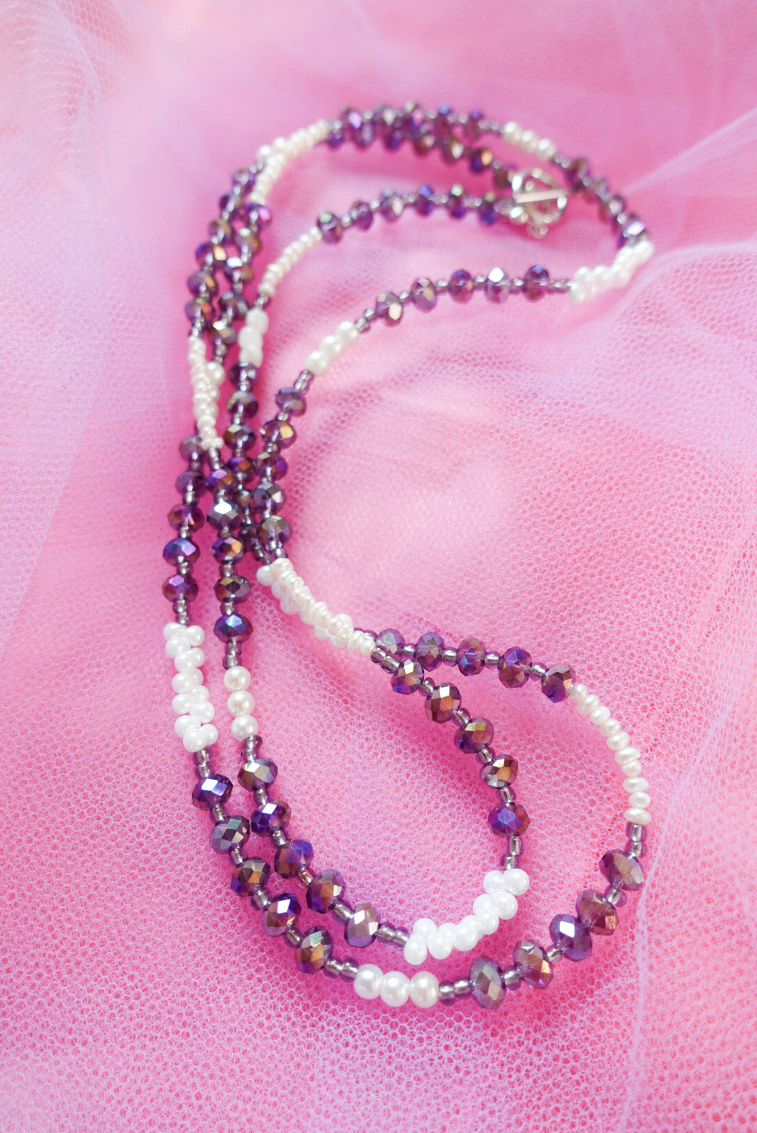 Long Perple Necklace