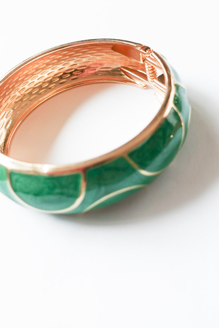 Emerald Wave Bangle