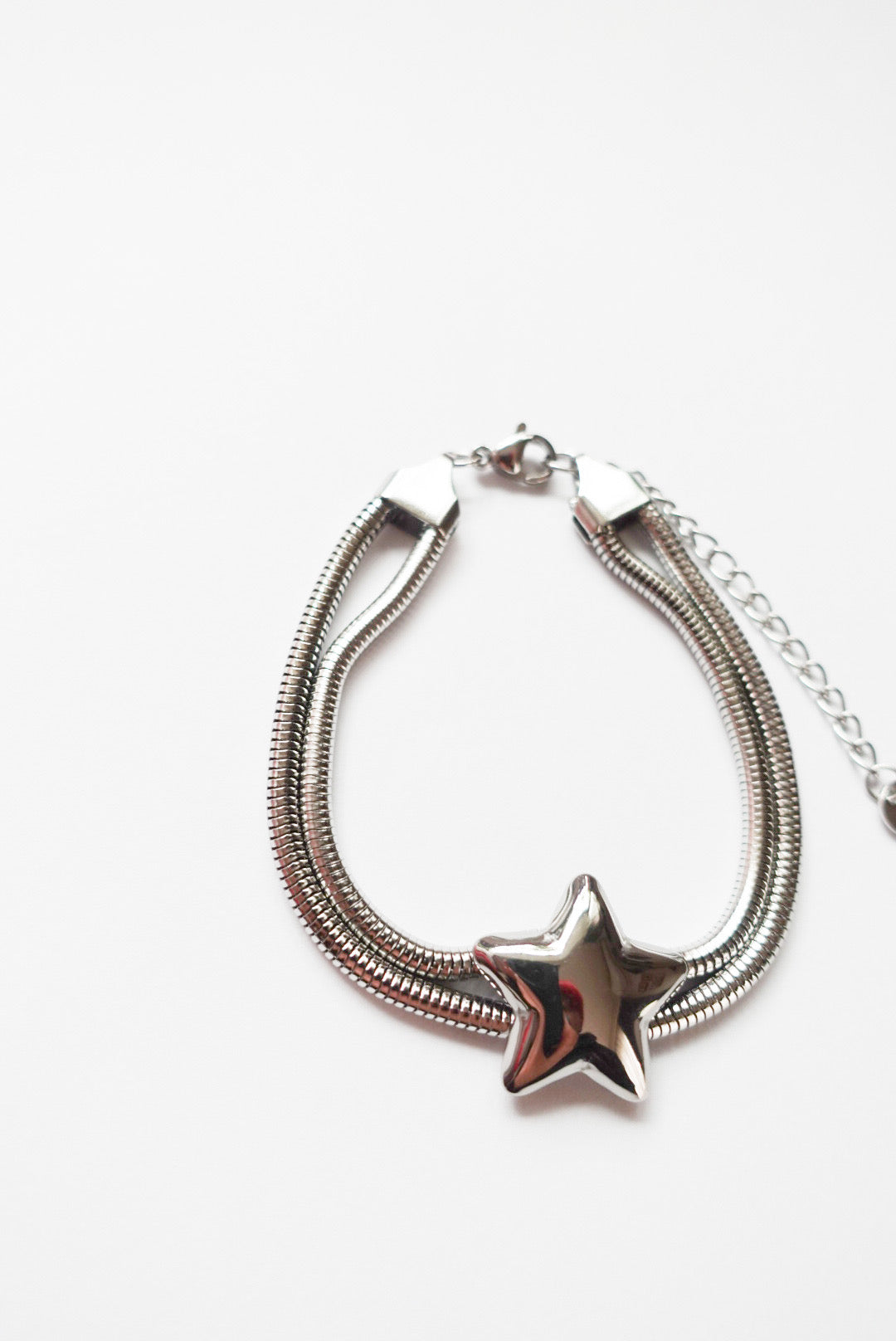 Silver Star Chain Bracelet