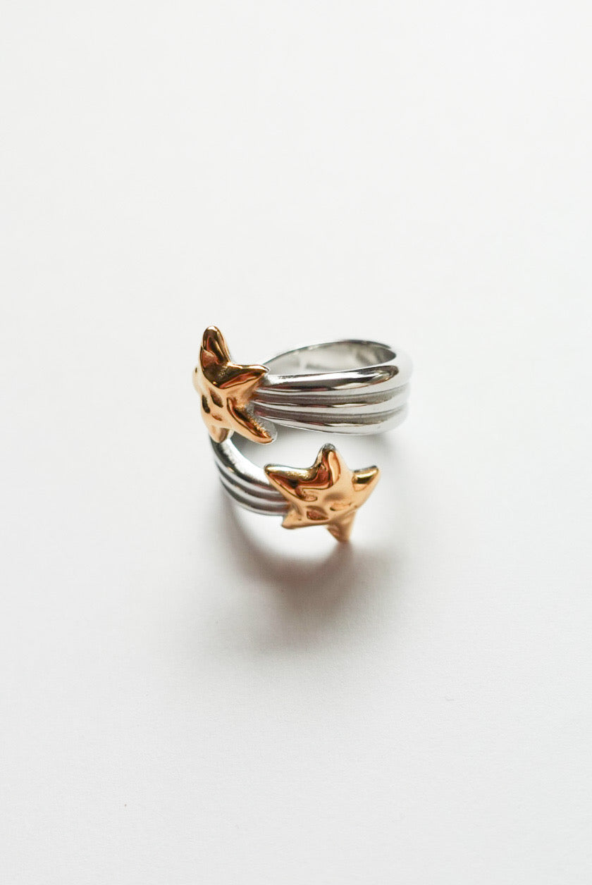 Shooting star ring