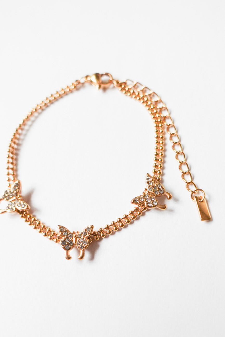 Tiny Butterfly Bracelet