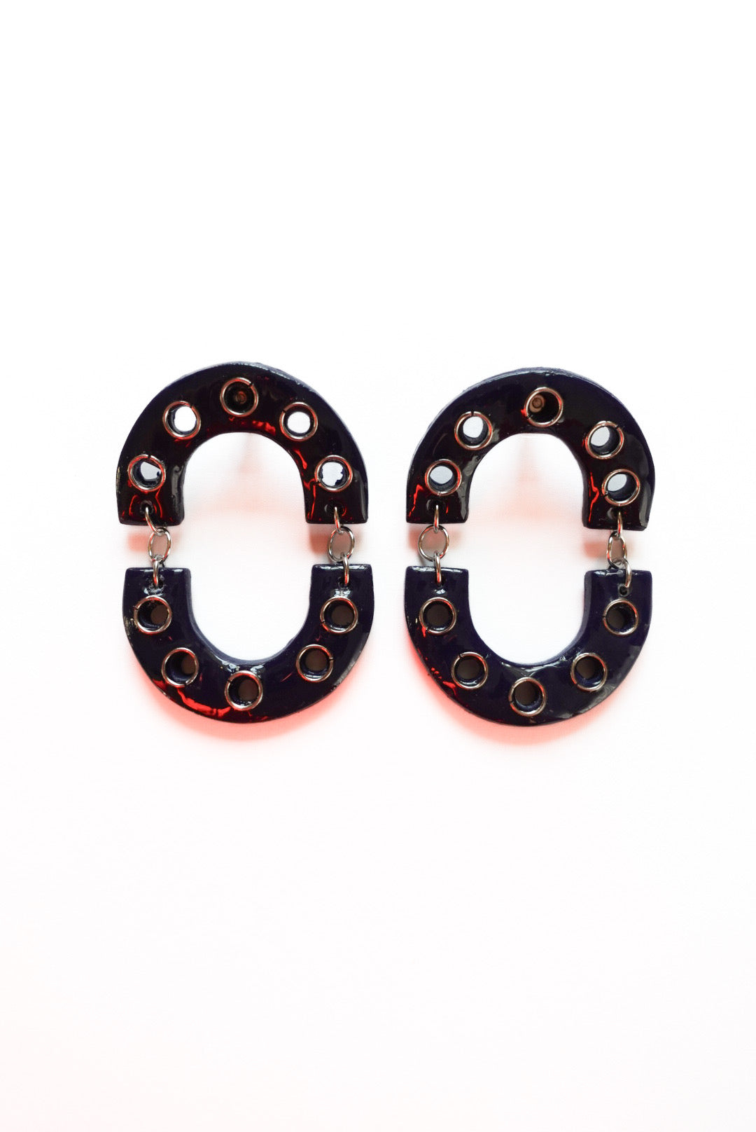 Studded Oval Link Pierce