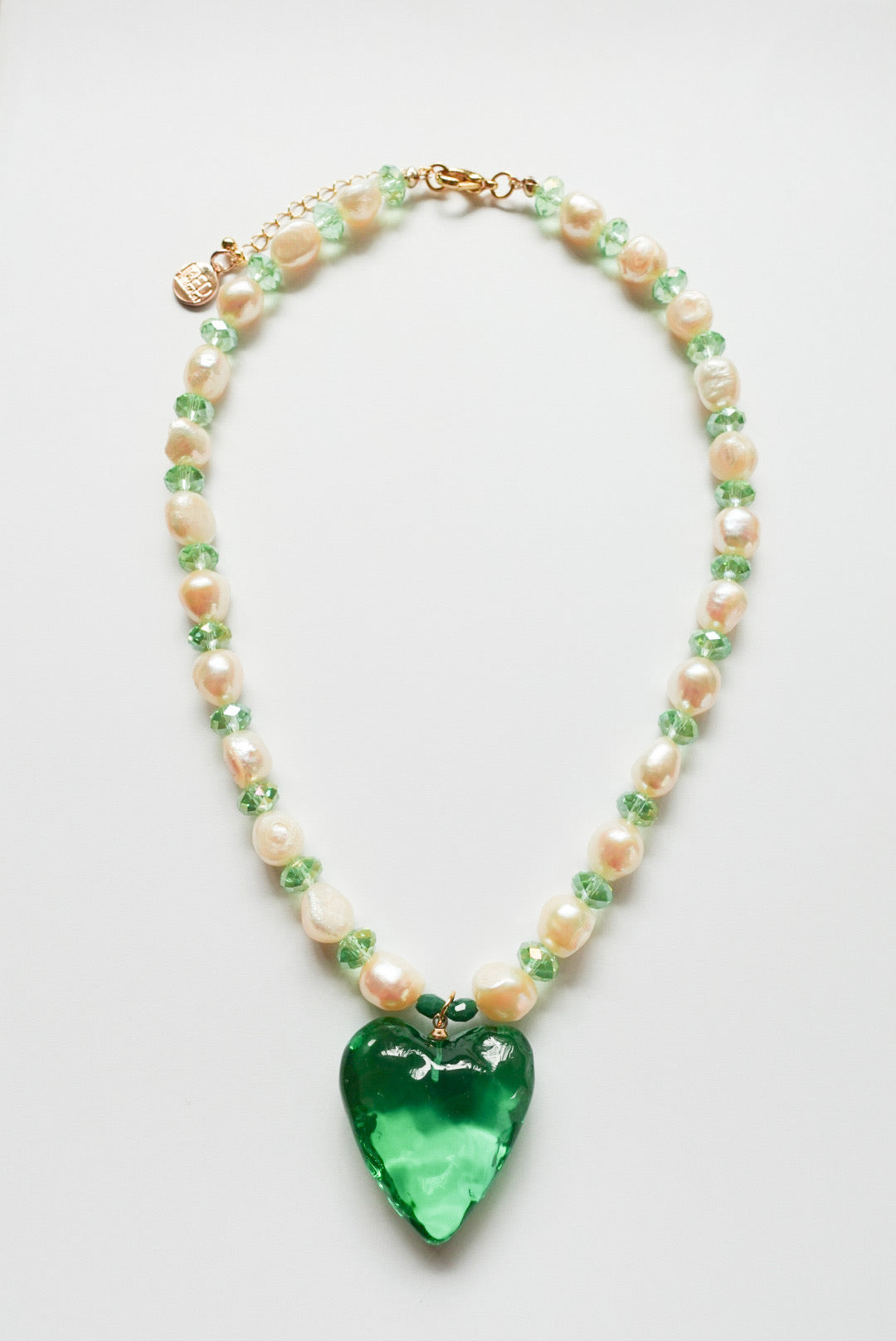 【★30%OFF★】Green Heart Necklace No.2