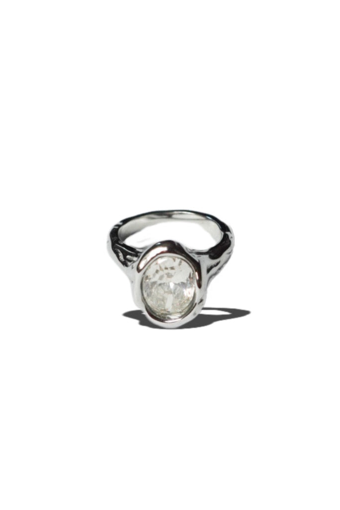 Crystal Oval Ring