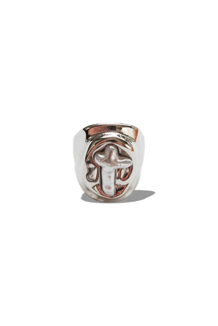 Cross of light ring(Silver)