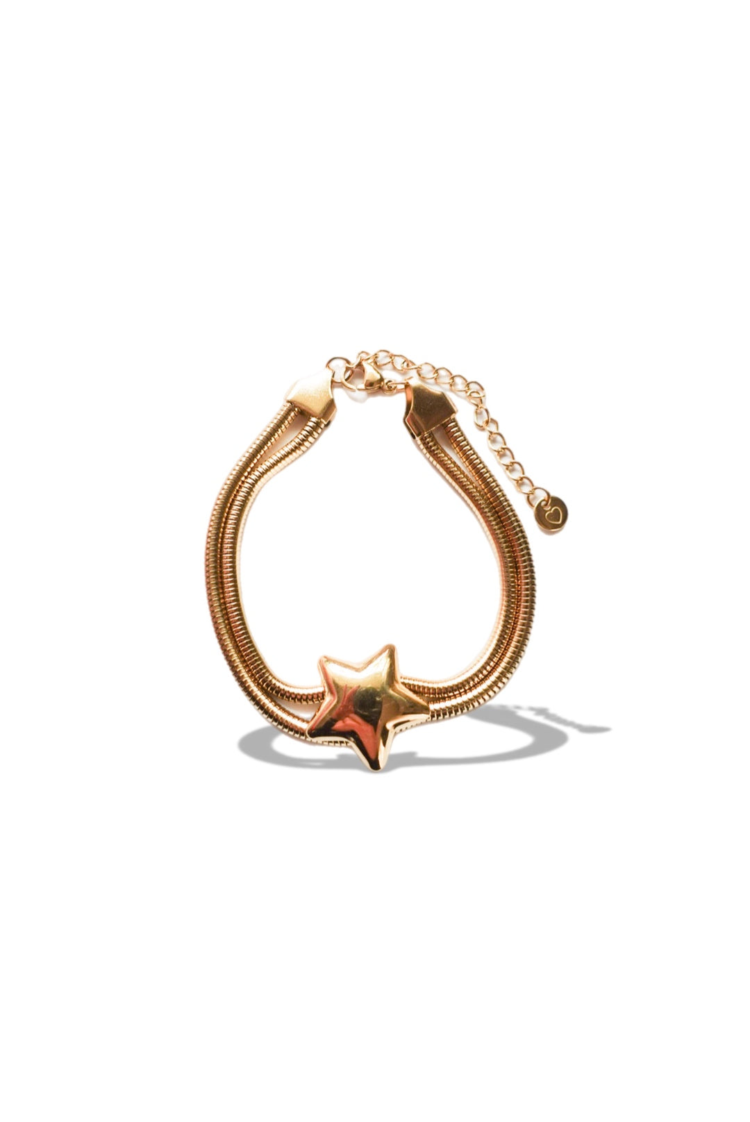 Gold Star Chain Bracelet