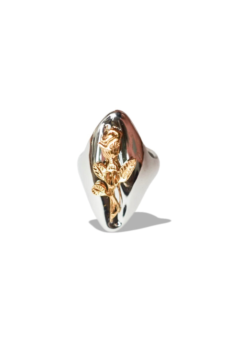 Rose reflection ring
