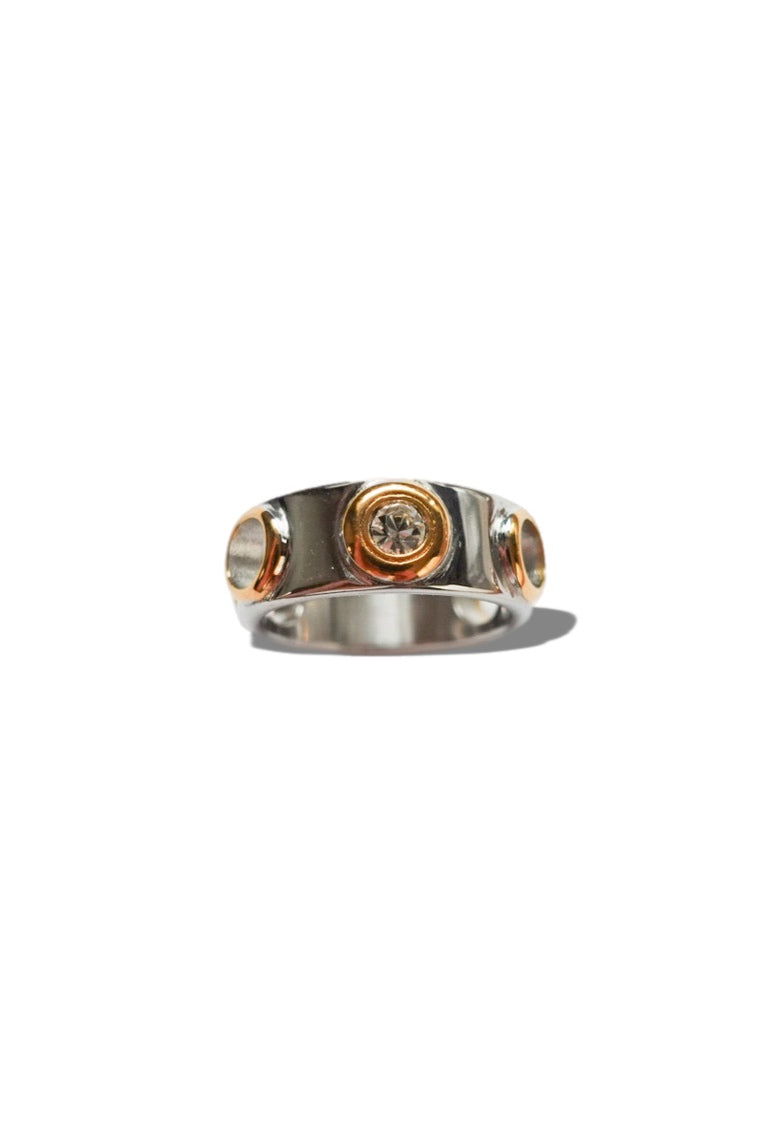 Bicolor Stone Ring