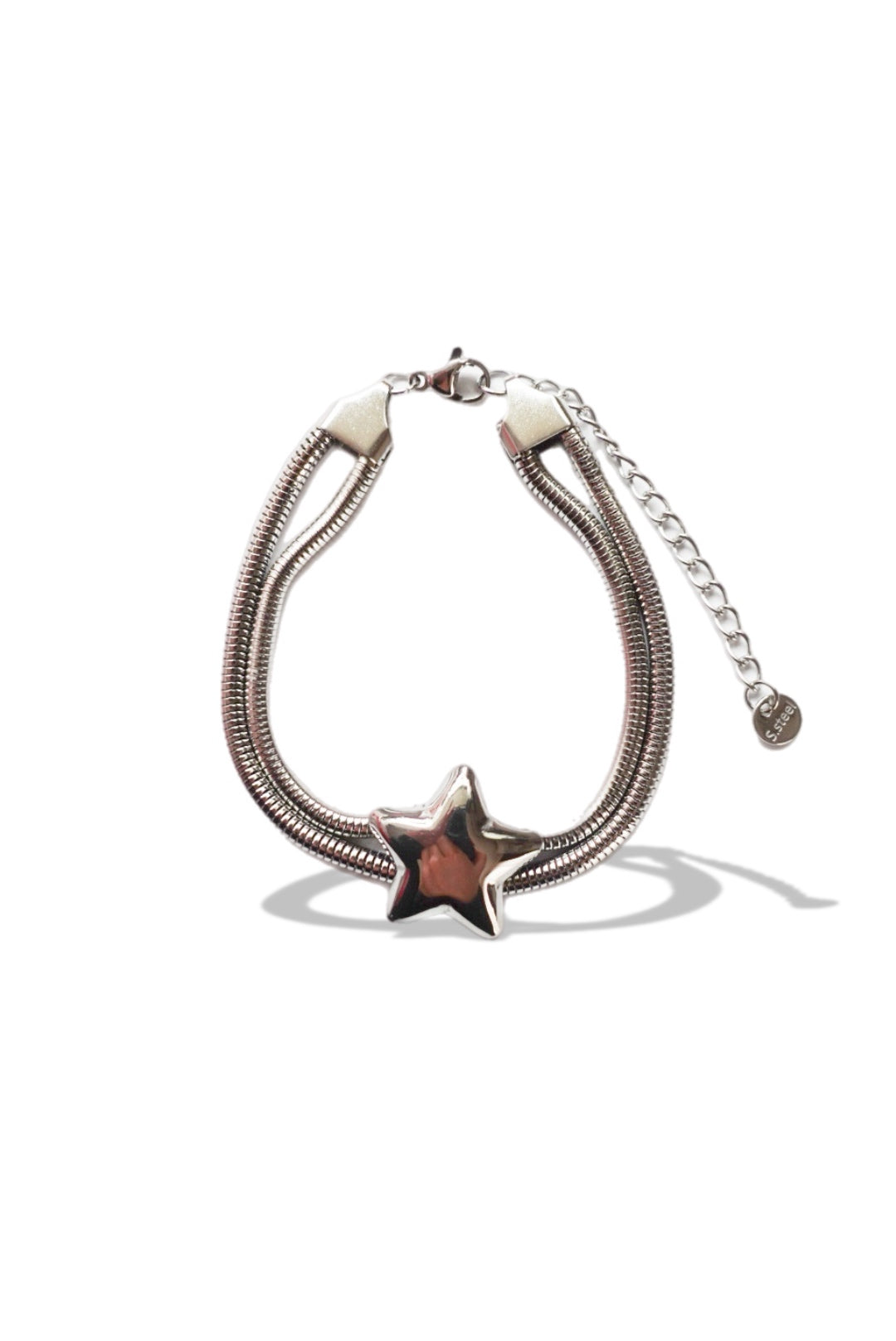 Silver Star Chain Bracelet