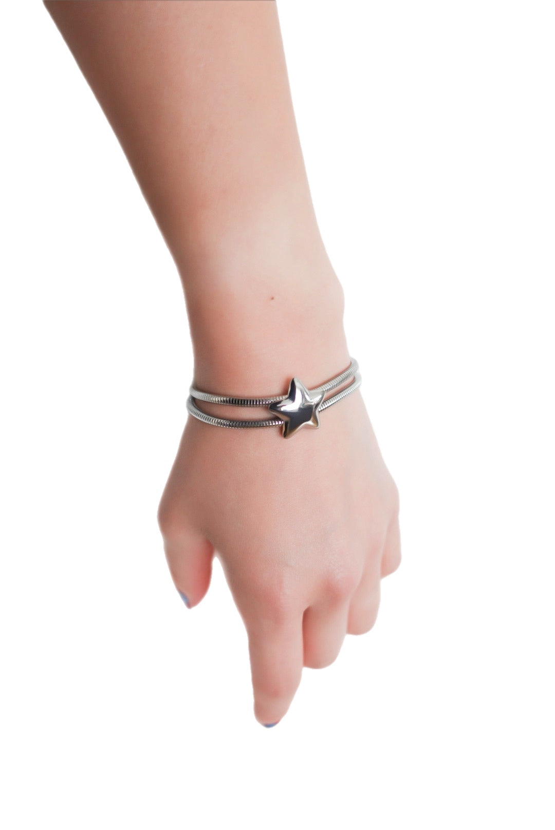 Silver Star Chain Bracelet