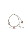 Tiny Butterfly Bracelet / Silver