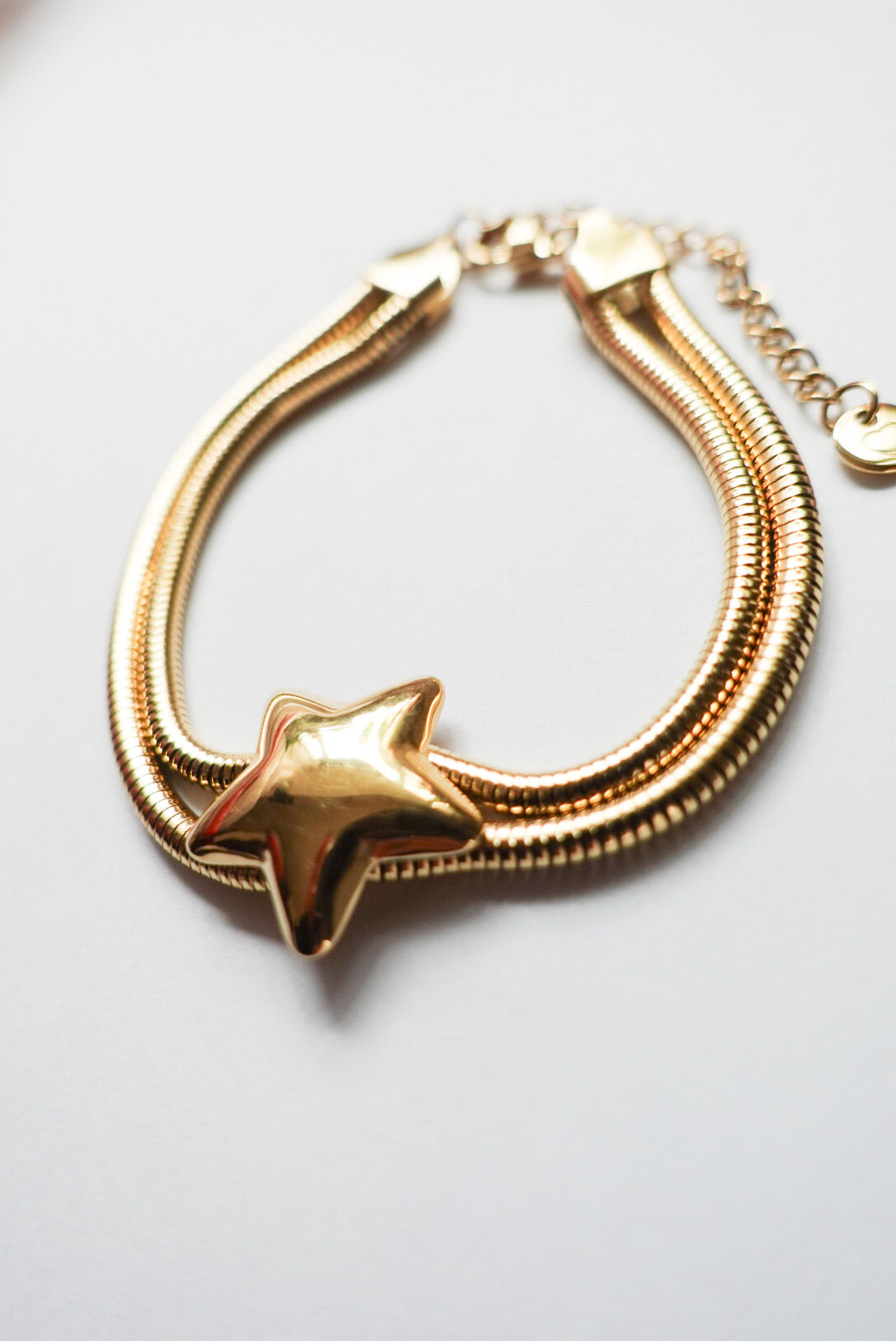Gold Star Chain Bracelet