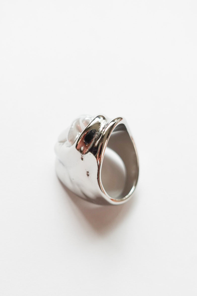 Cross of light ring(Silver)