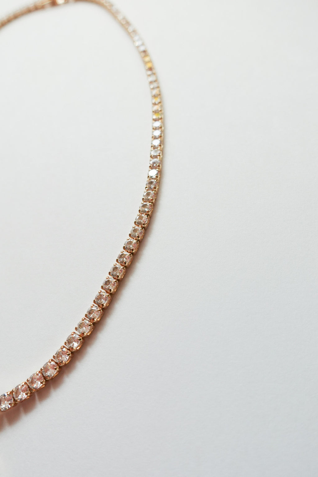 Heart Crystal Necklace(Yellow)