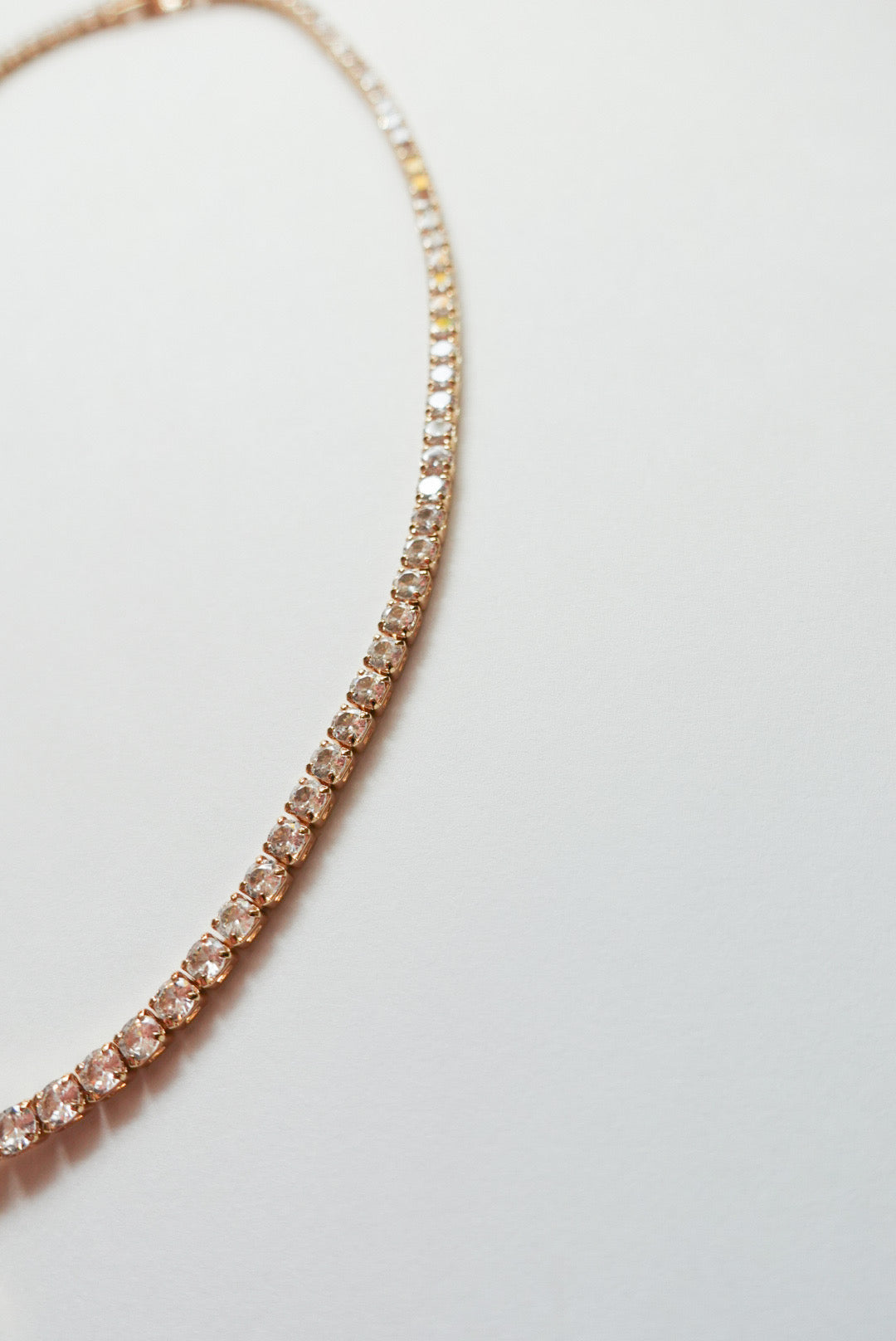 Heart Crystal Necklace(Yellow)